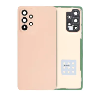 Задня кришка зі склом камери для Samsung Galaxy A53 5G (A536 / 2022) (Service Pack) (Peach)