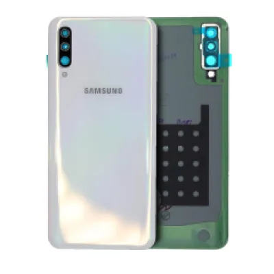 Задня кришка зі склом камери для Samsung Galaxy A50 (A505 / 2019) (Service Pack) (White)