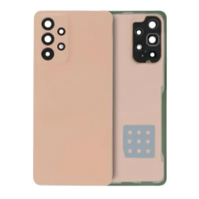 Задня кришка зі склом камери для Samsung Galaxy A33 5G (A336 / 2022) (Service Pack) (Peach)