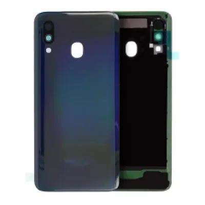 Задня кришка зі склом камери для Samsung Galaxy A40 (A405 / 2019) (Service Pack) (Black)