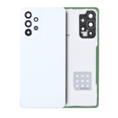 Задня кришка зі склом камери для Samsung Galaxy A53 5G (A536 / 2022) (Service Pack) (White)
