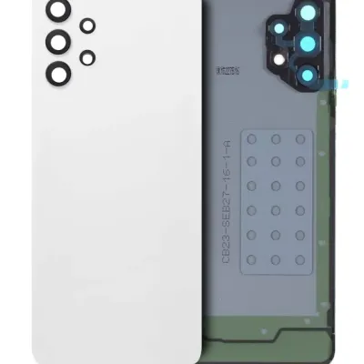 Задня кришка зі склом камери для Samsung Galaxy A32 4G (A325 / 2021) (Service Pack) (Awesome White)