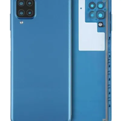 Задня кришка зі склом камери для Samsung Galaxy A12 (A125 / 2020) (Service Pack) (Blue)