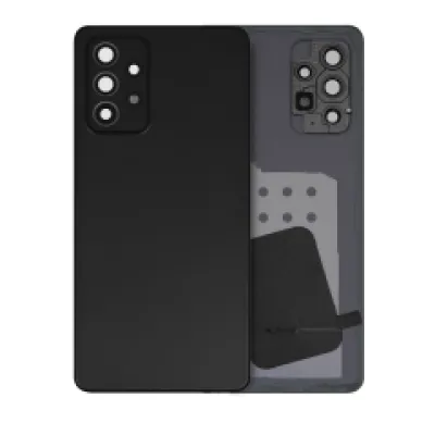 Задня кришка зі склом камери для Samsung Galaxy A52s (A528 / 2021) (Service Pack) (Awesome Black)