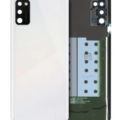 Задня кришка зі склом камери для Samsung Galaxy A41 (A415 / 2020) (Service Pack) (Prism Crush Silver)