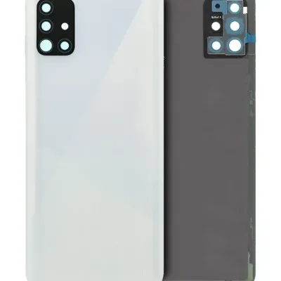 Задня кришка зі склом камери для Samsung Galaxy A51 4G (A515 / 2020) (Service Pack) (Prism Crush White)