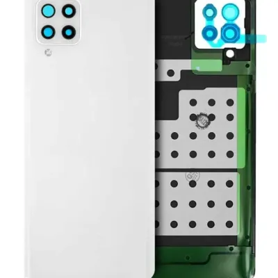 Задня кришка зі склом камери для Samsung Galaxy A42 5G (A426 / 2020) (Service Pack) (Prism Dot White)