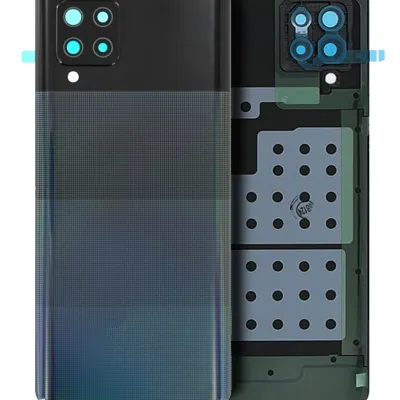 Задня кришка зі склом камери для Samsung Galaxy A42 5G (A426 / 2020) (Service Pack) (Prism Dot Black)