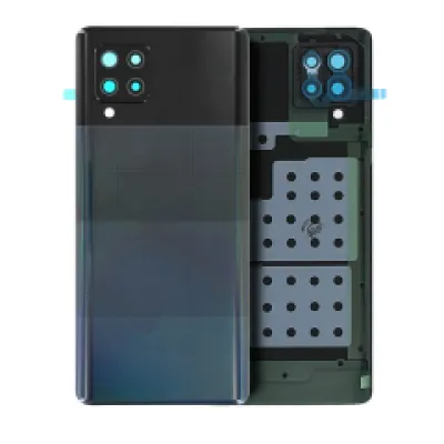 Задня кришка зі склом камери для Samsung Galaxy A42 5G (A426 / 2020) (Service Pack) (Prism Dot Black)