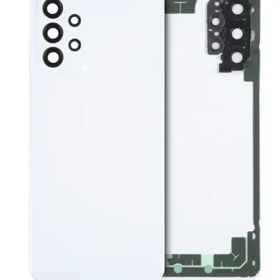 Back Cover Glass For Samsung Galaxy A23 5G (A236 / 2022) (Service Pack) (White)