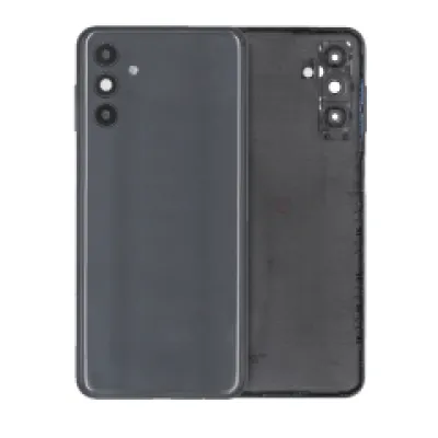 Задня кришка зі склом камери для Samsung Galaxy A04s (A047 / 2022) (Service Pack) (чорний)