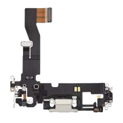 Шлейф зарядки для iPhone 12 (Used OEM Pull) (білий)
