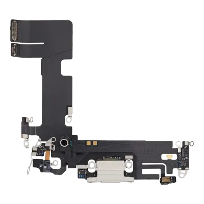 Charging Port Flex Cable For iPhone 13 (Used OEM Pull) (Starlight)