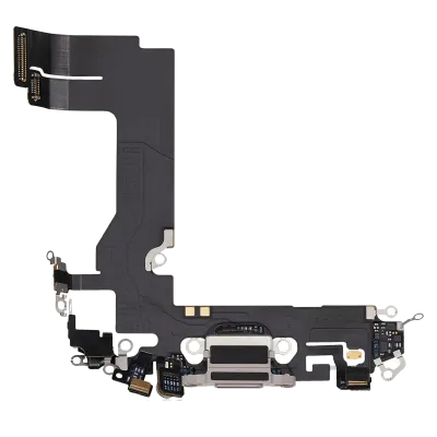 Charging Port Flex Cable For iPhone 13 Mini (Used OEM Pull) (Pink)