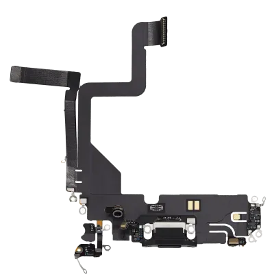 Charging Port Flex Cable For iPhone 14 Pro (Used OEM Pull) (Deep Purple)