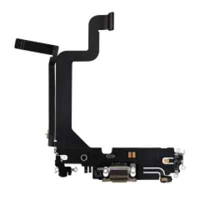 Шлейф зарядки для iPhone 14 Pro Max (Used OEM Pull) (золотий)