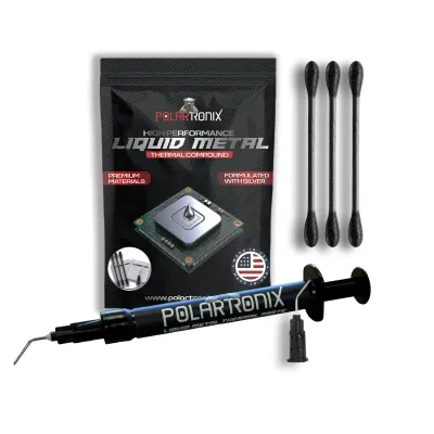 Рідкометалева термопаста PolarTronix для PS5 / PC / GPU 130 Вт/мК (1,5г)