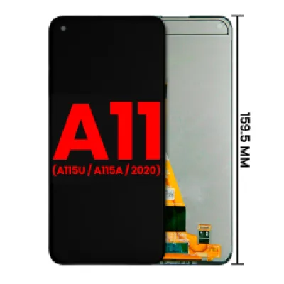 Дисплейний модуль (LCD) без рамки для Samsung Galaxy A11 (A115U / A115A / 2020) (US Version) (Aftermarket Plus) (всі кольори)
