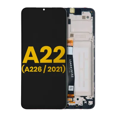 Дисплейний модуль (LCD) з рамкою для Samsung Galaxy A22 5G (A226 / 2021) (Refurbished) (всі кольори)