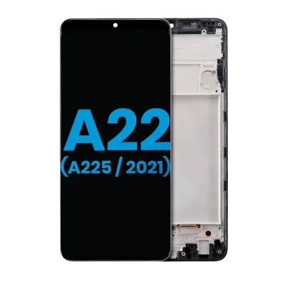 Дисплейний модуль (LCD) з рамкою (без датчика відбитків) для Samsung Galaxy A22 4G (A225 / 2021) (Aftermarket: Incell) (всі кольори)
