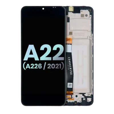 Дисплейний модуль з рамкою для Samsung Galaxy A22 5G (A226 / 2021) (Service Pack) (всі кольори)