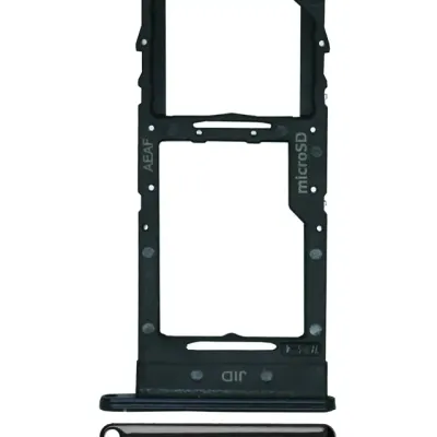 Лоток SIM (2 слоти) для Samsung Galaxy A51 5G (A516 / 2020) (Prism Cube Black)