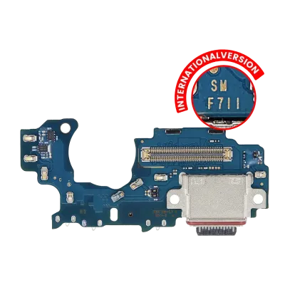 Charging Port Board For Samsung Galaxy Z Flip 3 5G (F711B) (International Version) (Premium)