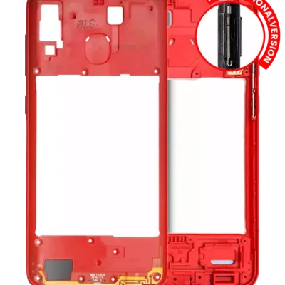 Рамка для Samsung Galaxy A20 (A205 / 2019) (International Version) (червоний)