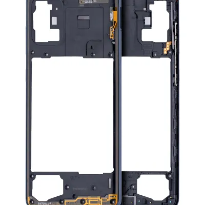 Рамка для Samsung Galaxy A71 (A715 / 2020) (Aftermarket Plus) (Prism Crush Black)
