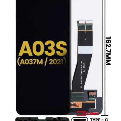LCD Assembly Without Frame For Samsung Galaxy A03s (A037F / A037G / 2021) (Single Sim) (Type C Frame) (Refurbished) (All Colors)