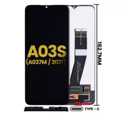 Дисплейний модуль (LCD) без рамки для Samsung Galaxy A03s (A037F / A037G / 2021) (Single Sim) (Type C рамка) (Refurbished) (усі кольори)