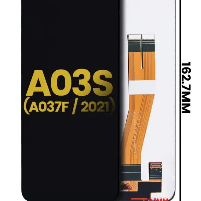 Дисплейний модуль (LCD) без рамки для Samsung Galaxy A03s (A037F / 2021) (Dual Sim) (Type C рамка) (Refurbished) (усі кольори)