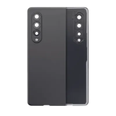 Задня кришка зі скло камери для Samsung Galaxy Z Fold 3 5G (Aftermarket Plus) (Phantom Black)