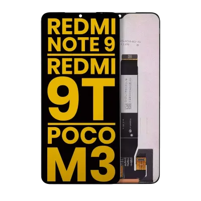 Дисплейний модуль (LCD) без рамки для Xiaomi Redmi Note 9 4G / Redmi 9T / Poco M3 / Redmi 9 Power (Refurbished) (всі кольори)