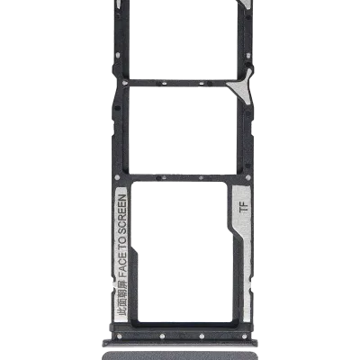 Dual Sim Card Tray For Xiaomi Redmi 9T / Note 9 4G / Poco M3 (Black)