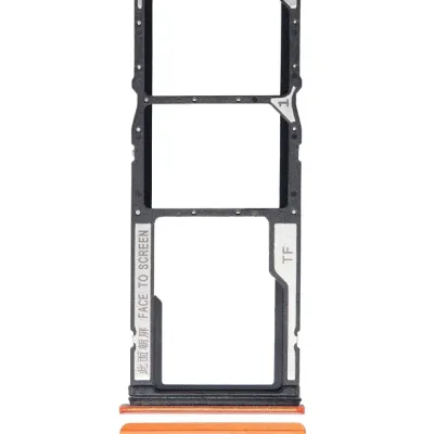 Dual Sim Card Tray For Xiaomi Redmi 9T / Note 9 4G / Poco M3 (Orange)