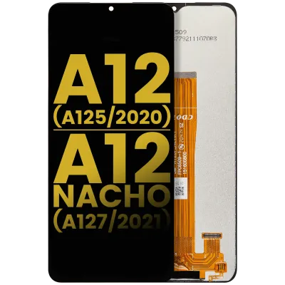 Дисплейний модуль (LCD) без рамки для Samsung Galaxy A12 (A125 / 2020) / A12 Nacho (A127 / 2021) (Refurbished) (всі кольори)