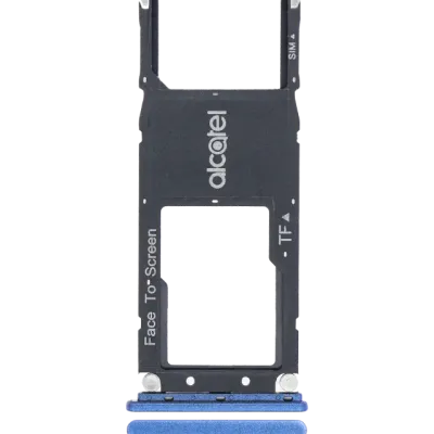 Single Sim Card Tray For Alcatel 3C (5026 / 2018) (Blue)