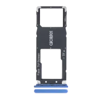 Лоток SIM однокартковий для Alcatel 3C (5026 / 2018) (синій)