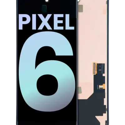 Дисплейний модуль (OLED) з рамкою (з датчиком відбитків) для Google Pixel 6 (Genuine OEM) (всі кольори)