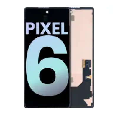 Дисплейний модуль (OLED) з рамкою (з датчиком відбитків) для Google Pixel 6 (Genuine OEM) (всі кольори)