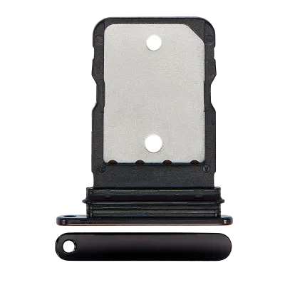 Single Sim Card Tray For Google Pixel 6 Pro (Stormy Black)