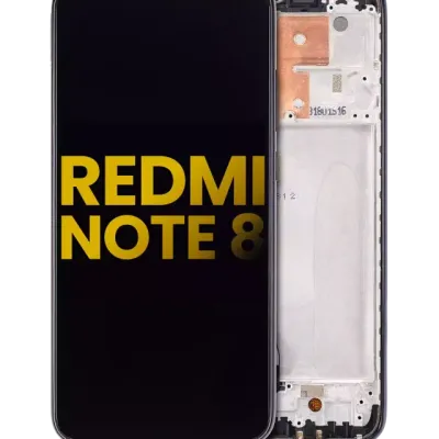 LCD Assembly With Frame For Xiaomi Redmi Note 8 / Redmi Note 8 (2021) (Aftermarket Plus) (Space Black)