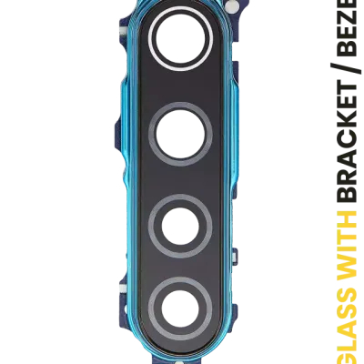 Back Camera Lens With Bracket / Bezel For Xiaomi Redmi Note 8T (Neptune Blue)