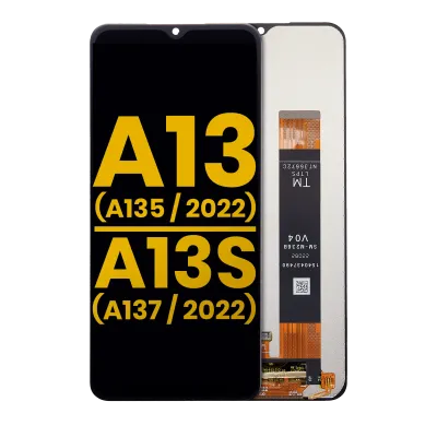 Дисплейний модуль (LCD) без рамки для Samsung Galaxy A13 4G (A135 / 2022) / A13s (A137 / 2022) (Refurbished) (усі кольори)