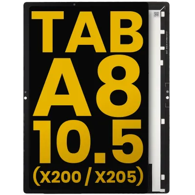 Дисплейний модуль (LCD) без рамки для Samsung Galaxy Tab A8 10.5" (X200 / X205) (2021) (Refurbished) (чорний)