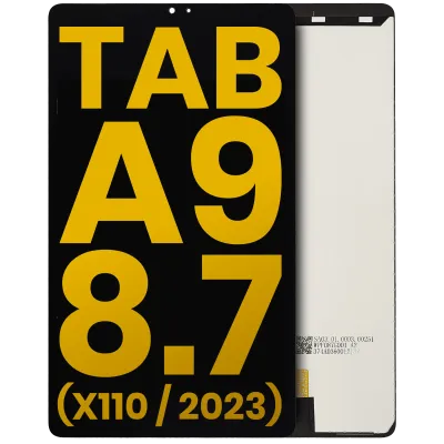 Дисплейний модуль (LCD) без рамки для Samsung Galaxy Tab A9 8.7" (X110) (2023) (Wi-Fi) (Refurbished) (чорний)