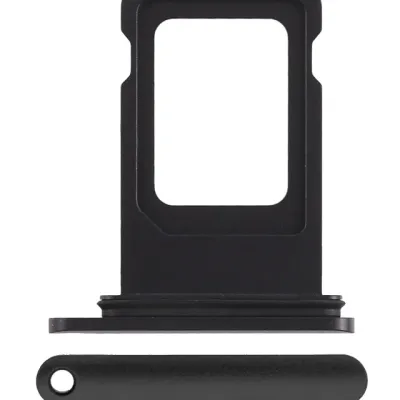 Dual Sim Card Tray For iPhone XR (Black)