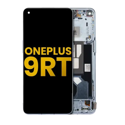 OLED Assembly With Frame For OnePlus 9RT 5G (Refurbished) (Nano Silver)