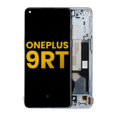 Дисплейний модуль (OLED) для OnePlus 9RT 5G з рамкою (Refurbished) (синій)